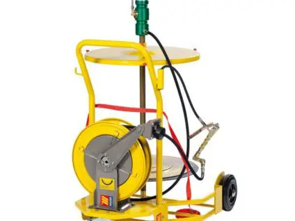 Zestaw smarowniczy do beczek 180-220 kg ze zwijaczem