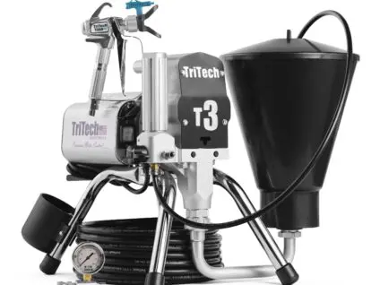 Elektryczny agregat malarski TriTech T3, 1,9 l/min, z pojemnikiem