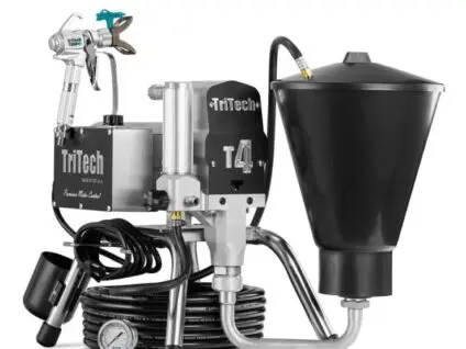 Elektryczny agregat malarski TriTech T4, 2,2 l/min, z pojemnikiem